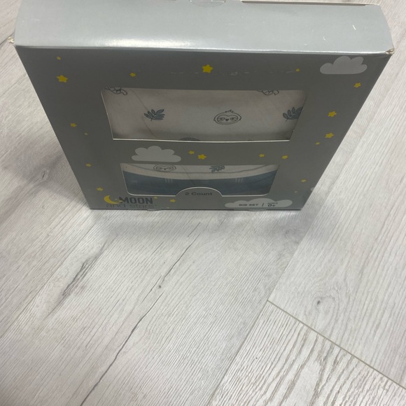 Baby Bib Set - Blue and White - Picture 8 of 8